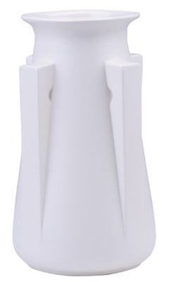 Four Buttress Vase - White