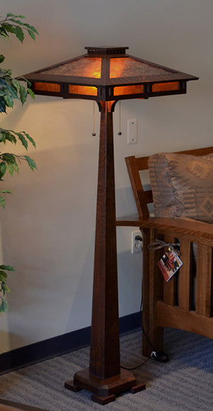 Prairie Craftsman Floor Lamp.