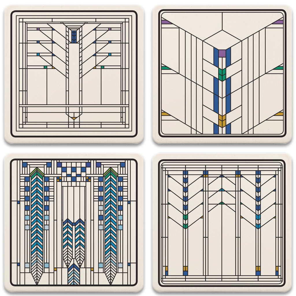 Ennis Assorted Coasters - Set/4
