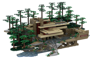 Fallingwater  Atom Brick Building Kit.