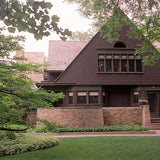 Oak Park Home from Forest Avenue View - Photo Magnet 2.5x3.5