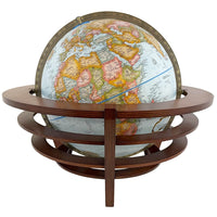 12" Diameter Frank Lloyd Wright Schwartz  Globe - Light Cherry.