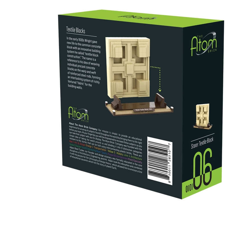 Storer Textile Block - Frank Lloyd Wright - Kit.