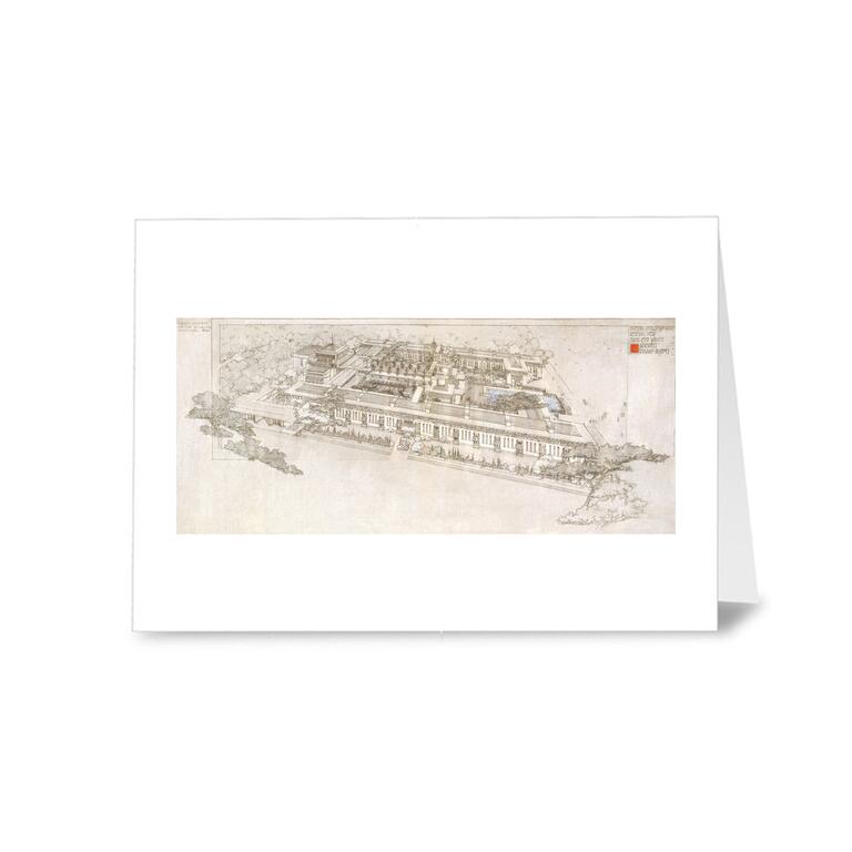 Note Cards - Frank Lloyd Wright - Imperial Hotel Set/12