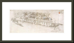 Archival Print- Imperial Hotel- 16x20 Framed.