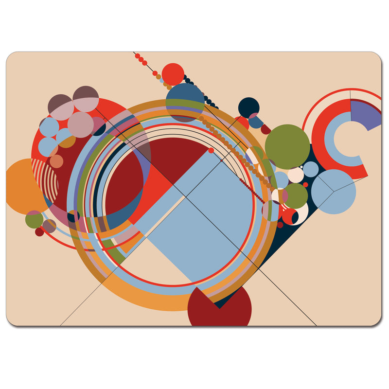 Wright Carpet- Hardboard Placemats- Set of 4