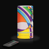 6" Led Real Wax Candle with Remote - FLW March Balloons