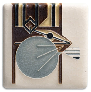 Chipmunk Cream Tile-Charley Harper 3" x 3"