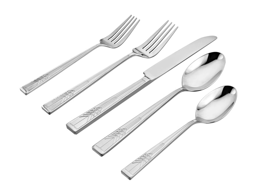 Tree of Life - Flatware -20 piece service for Four - Stainless Steel