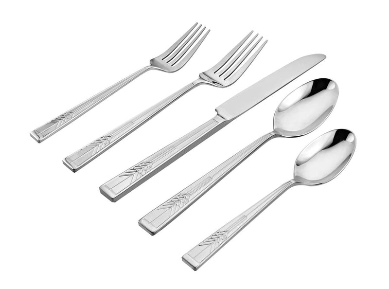 Tree of Life - Flatware -20 piece service for Four - Stainless Steel
