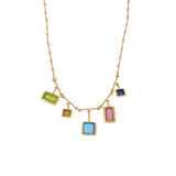 Mosaic Necklace 16″ Adj.