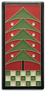Dard Hunter Tree Tile - 4" x 8"