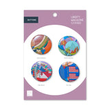 Buttons - Set of 4 - Liberty Magazine Covers