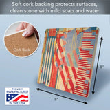 Frank Lloyd Wright "July Fourth" 8" Square Trivet