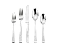 Tree of Life - Flatware -20 piece service for Four - Stainless Steel