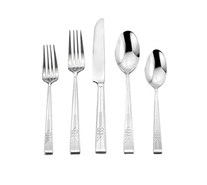 Tree of Life - Flatware -20 piece service for Four - Stainless Steel