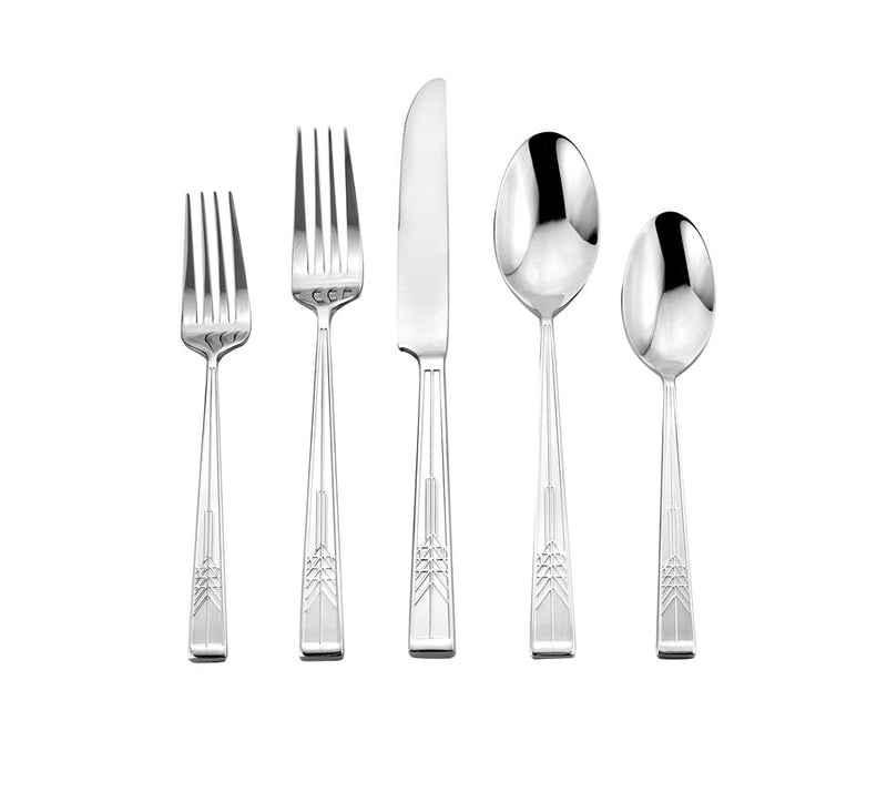 Tree of Life - Flatware -20 piece service for Four - Stainless Steel