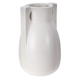 Teco 2 Buttress White Vase