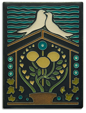 Lemon Love - Turquoise   Tile - 6" x 8"