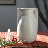 Teco 2 Buttress White Vase