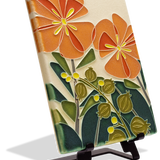 Blossom Bliss - Orange Tile - 6" x 8"