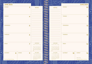 Frank Lloyd Wright 12 Month 2024 Planner Calendar