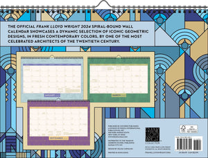 Frank Lloyd Wright 2024 Wall Calendar
