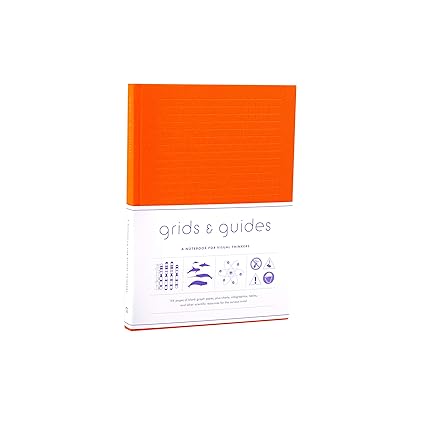 Grids & Guides Notebook - Orange