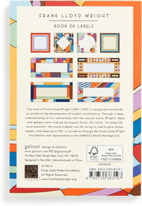 Frank Lloyd Wright  Book of Labels