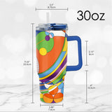 30 oz Tumbler- FLW March Balloons