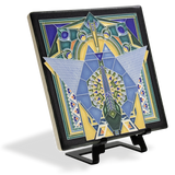 Imperial Peacock Turquoise 8" x 8"