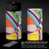 6" Led Real Wax Candle with Remote - FLW March Balloons