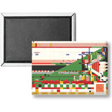 Frank Lloyd Wright "Hillside Curtain" Decorative Magnet
