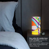 6" Led Real Wax Candle with Remote - FLW March Balloons