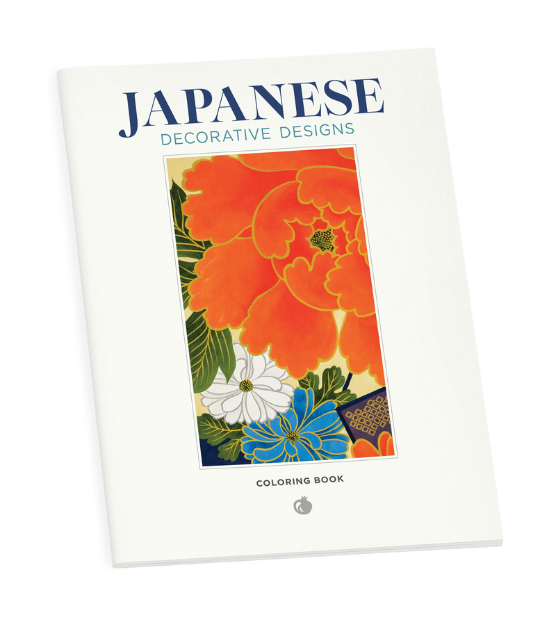 Japanese Decorative Designs Coloring Book