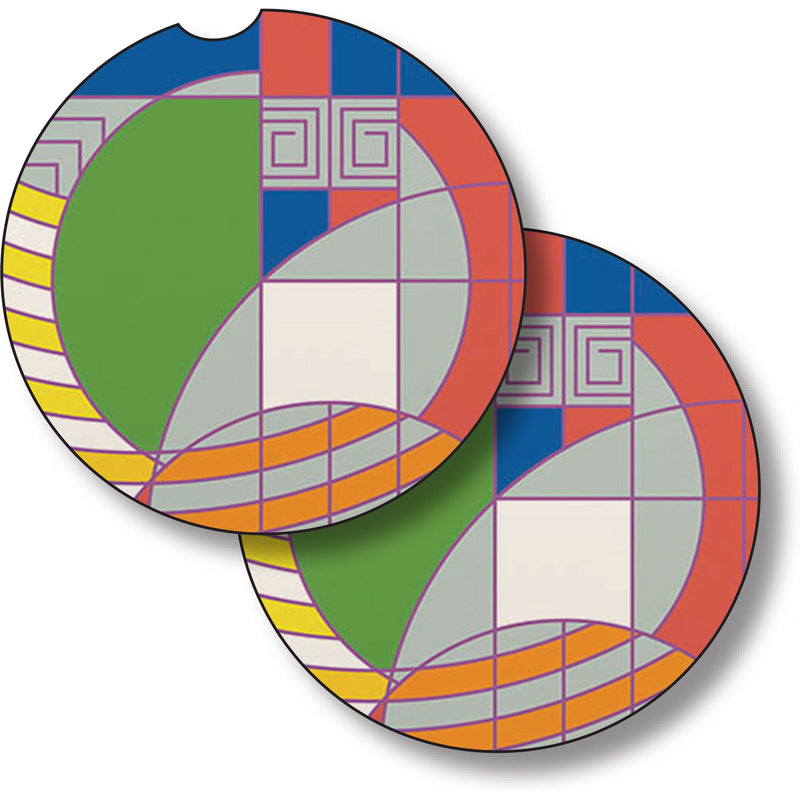 FLW-Hoffman Rug IV Car Coasters