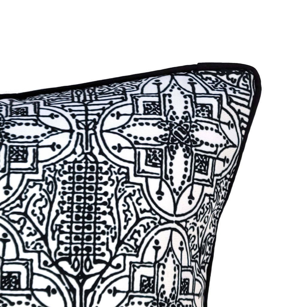 House Beautiful Printed Extracted Square Pillow 18x18.
