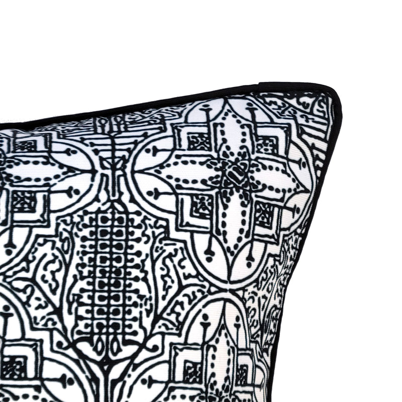 House Beautiful Printed Extracted Square Pillow 18x18.