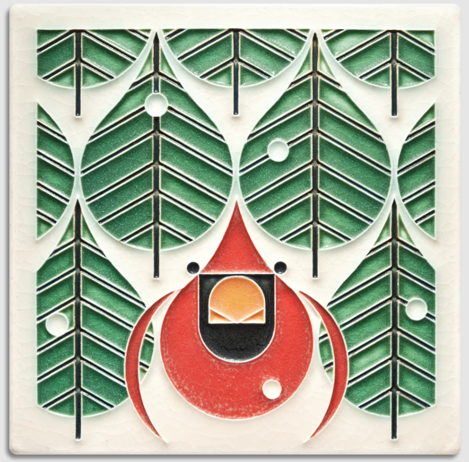 coniferous cardinal tile