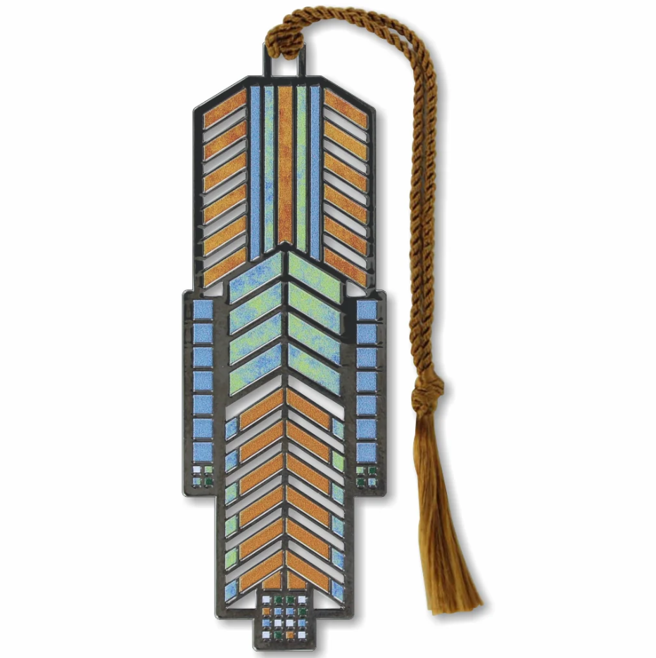 Dana Thomas House metal bookmark