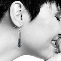 Earrings -  April Showers - Red