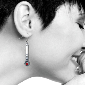 Earrings -  April Showers - Red
