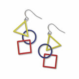 Earrings -  Triangle/Circle/Square - Kandinsky