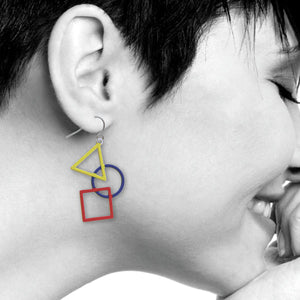 Earrings -  Triangle/Circle/Square - Kandinsky