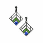 chevron earrings