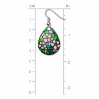 Tiffany Stained Glass Cherry Blossom Earrings