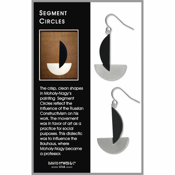 Earrings - Segment Circles