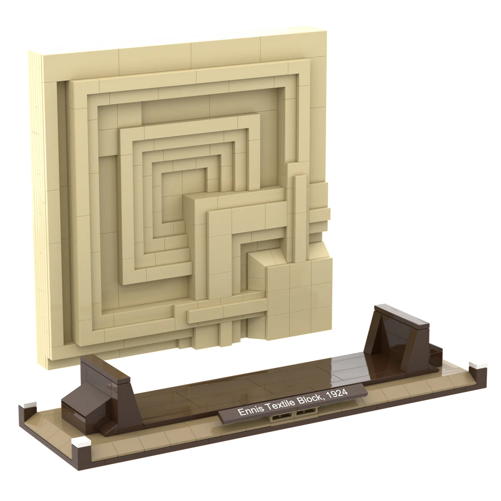 Ennis Textile Block - Frank Lloyd Wright - Kit.