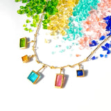 Mosaic Necklace 16″ Adj.