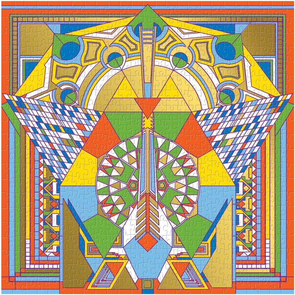 Imperial Hotel Peacock Rug Foil Puzzle